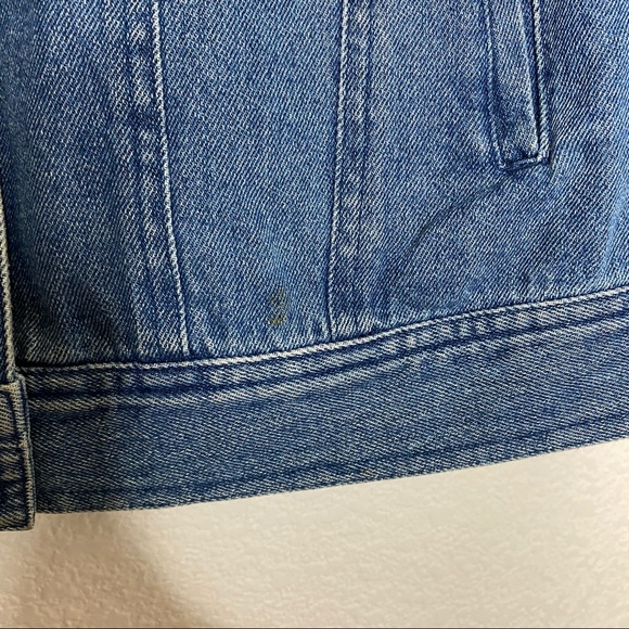 90’s Vintage Denim Jean Jacket Oversized - Picture 6 of 7